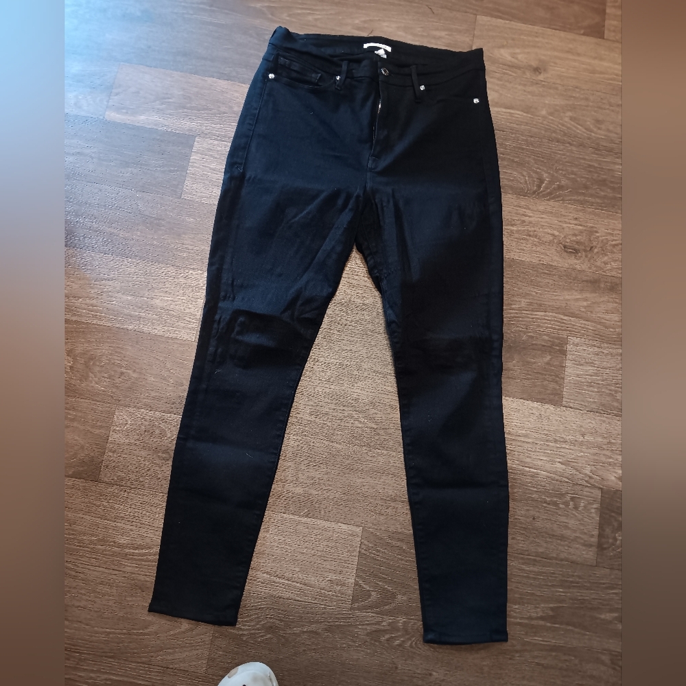 Good American Dark Skinny Jeans Size 16
